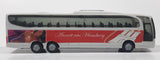 Rare Erotikserie No. 14 Limited Edition Mercedes-Benz Travego Reisebus Bus No. WG-155 Annett aus Hamburg White 1:87 Scale Plastic Die Cast Toy Car Vehicle