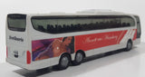 Rare Erotikserie No. 14 Limited Edition Mercedes-Benz Travego Reisebus Bus No. WG-155 Annett aus Hamburg White 1:87 Scale Plastic Die Cast Toy Car Vehicle