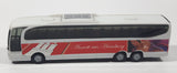 Rare Erotikserie No. 14 Limited Edition Mercedes-Benz Travego Reisebus Bus No. WG-155 Annett aus Hamburg White 1:87 Scale Plastic Die Cast Toy Car Vehicle