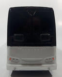 Charter Bus Lines of British Columbia Prevost Coach Bus White Plastic Toy Coin Bank