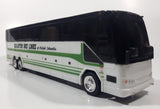 Charter Bus Lines of British Columbia Prevost Coach Bus White Plastic Toy Coin Bank