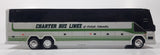Charter Bus Lines of British Columbia Prevost Coach Bus White Plastic Toy Coin Bank