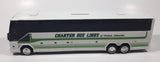 Charter Bus Lines of British Columbia Prevost Coach Bus White Plastic Toy Coin Bank