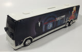 2007 IMG SAM French Lick Indiana Prevost Coach Bus White Plastic Toy Coin Bank