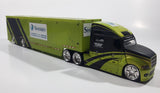 Maisto Pro Rodz Auto Haulerz Semi Tractor Truck and Trailer Green 1/64 Scale Die Cast Toy Car Vehicle