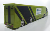 Maisto Pro Rodz Auto Haulerz Semi Tractor Truck and Trailer Green 1/64 Scale Die Cast Toy Car Vehicle
