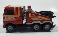 Vintage Buddy L 24 Hour Service Tow Truck Pressed Steel Toy Car Vehicle Made in Japan