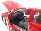 Maisto Ford Escort RS Cosworth Red 1/24 Scale Die Cast Toy Car Vehicle with Opening Doors Hood and Hatch