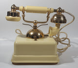 Vintage French Style Fragonard Like Man and Woman Rotary Telephone