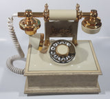 Vintage Northern Telecom French Victorian Style Cherubs Wood Based Rotary Telephone