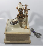 Vintage Northern Telecom French Victorian Style Cherubs Wood Based Rotary Telephone