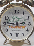 Rare Vintage Cardinal Canada Dry "The Original Pale Dry Ginger Ale" 6" Tall Twin Bell Alarm Clock