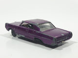 Rare Vintage 1970 Lesney Superfast Matchbox R Series No. 22 Pontiac GP Sports Coupe Purple Die Cast Toy Car Vehicle