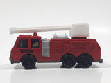 1992 Tonka Fire Ladder Truck Red Die Cast Toy Car Construction Equipment Vehicle - McDonald's Happy Meal