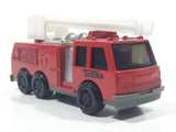 1992 Tonka Fire Ladder Truck Red Die Cast Toy Car Construction Equipment Vehicle - McDonald's Happy Meal