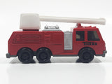 1992 Tonka Fire Ladder Truck Red Die Cast Toy Car Construction Equipment Vehicle - McDonald's Happy Meal