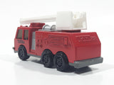 1992 Tonka Fire Ladder Truck Red Die Cast Toy Car Construction Equipment Vehicle - McDonald's Happy Meal
