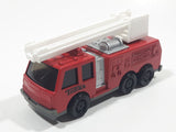 1992 Tonka Fire Ladder Truck Red Die Cast Toy Car Construction Equipment Vehicle - McDonald's Happy Meal