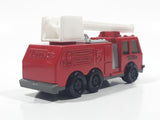 1992 Tonka Fire Ladder Truck Red Die Cast Toy Car Construction Equipment Vehicle - McDonald's Happy Meal
