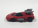 1994 McDonald's Hot Wheels Back Burner Dark Red Die Cast Toy Car Vehicle