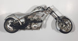 2004 Funline West Coast Choppers El Diablo Silver Die Cast Toy Vehicle FOR PARTS OR REPAIR