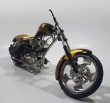 2004 Funline West Coast Choppers El Diablo Gold Die Cast Toy Vehicle FOR PARTS OR REPAIR