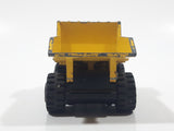 Vintage 1970s Tonka Dump Truck Yellow Pressed Steel Die Cast Toy Car Construction Equipment Vehicle Made in Japan