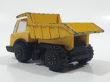 Vintage 1970s Tonka Dump Truck Yellow Pressed Steel Die Cast Toy Car Construction Equipment Vehicle Made in Japan