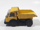 Vintage 1970s Tonka Dump Truck Yellow Pressed Steel Die Cast Toy Car Construction Equipment Vehicle Made in Japan