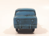 Vintage Tomte Laerdal Nr. 17 Jeep Control Breakdown Truck Tow Truck Blue Vinyl Toy Car Vehicle Made in Sweden