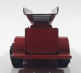 Vintage 1970s Tonka Fire Ladder Trailer Red 8" Long Pressed Steel Die Cast Toy Car Vehicle