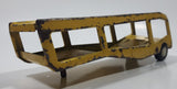 Vintage 1970s Tonka Auto Transport Car Carrier Trailer Yellow Pressed Steel Toy Car Vehicle 55230