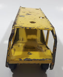 Vintage 1970s Tonka Auto Transport Car Carrier Trailer Yellow Pressed Steel Toy Car Vehicle 55230