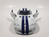 Maisto Dodge Viper GT2 White with Blue Stripes 1/24 Scale Die Cast Toy Car Vehicle Missing Spoiler