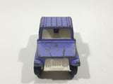 Vintage 1969 TootsieToy Jeep Purple Pressed Steel and Plastic Toy Car Vehicle