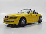 1999 RadioShack ToyMax BMW Z3 Yellow RC Remote Control Plastic Toy Car Vehicle No Controller