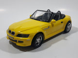 1999 RadioShack ToyMax BMW Z3 Yellow RC Remote Control Plastic Toy Car Vehicle No Controller