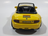 1999 RadioShack ToyMax BMW Z3 Yellow RC Remote Control Plastic Toy Car Vehicle No Controller