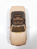 Vintage Majorette Mercedes 500 SL Convertible Brown Toy Car Vehicle with Opening Doors and Hood