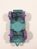 Vintage 1968 TootsieToy Jeep Teal Green and Purple Die Cast Toy Car Vehicle