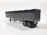 ERTL Farm Truck Covered Grain Trailer Grey and Black Die Cast Toy Car Vehicle with Opening Rear Doors and Removable Top
