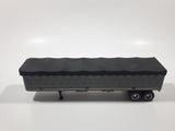 ERTL Farm Truck Covered Grain Trailer Grey and Black Die Cast Toy Car Vehicle with Opening Rear Doors and Removable Top