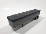 ERTL Farm Truck Covered Grain Trailer Grey and Black Die Cast Toy Car Vehicle with Opening Rear Doors and Removable Top