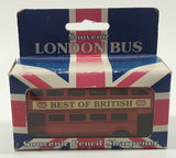 The House of Valentina Best Of British Souvenir London Bus Pencil Sharpener Red Die Cast Toy Car Vehicle New in Box