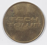 Vintage Famous Players Tech Town Gaming Game Token Metal Coin
