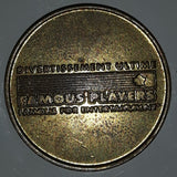 Vintage Famous Players Tech Town Gaming Game Token Metal Coin