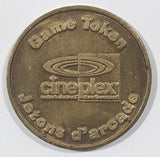 Vintage Famous Players Cineplex Odeon Galaxy No Cash Value Gaming Game Token Metal Coin