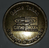 Vintage Famous Players Cineplex Odeon Galaxy No Cash Value Gaming Game Token Metal Coin