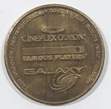 Vintage Famous Players Cineplex Odeon Galaxy No Cash Value Gaming Game Token Metal Coin