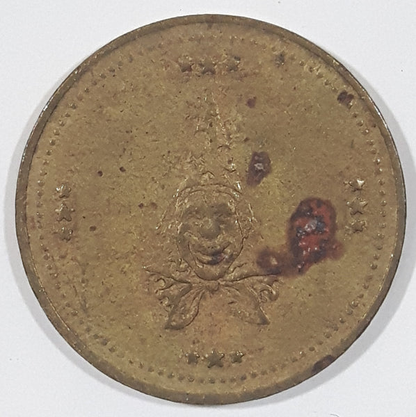 Clown Themed No Cash Value Metal Game Token Coin